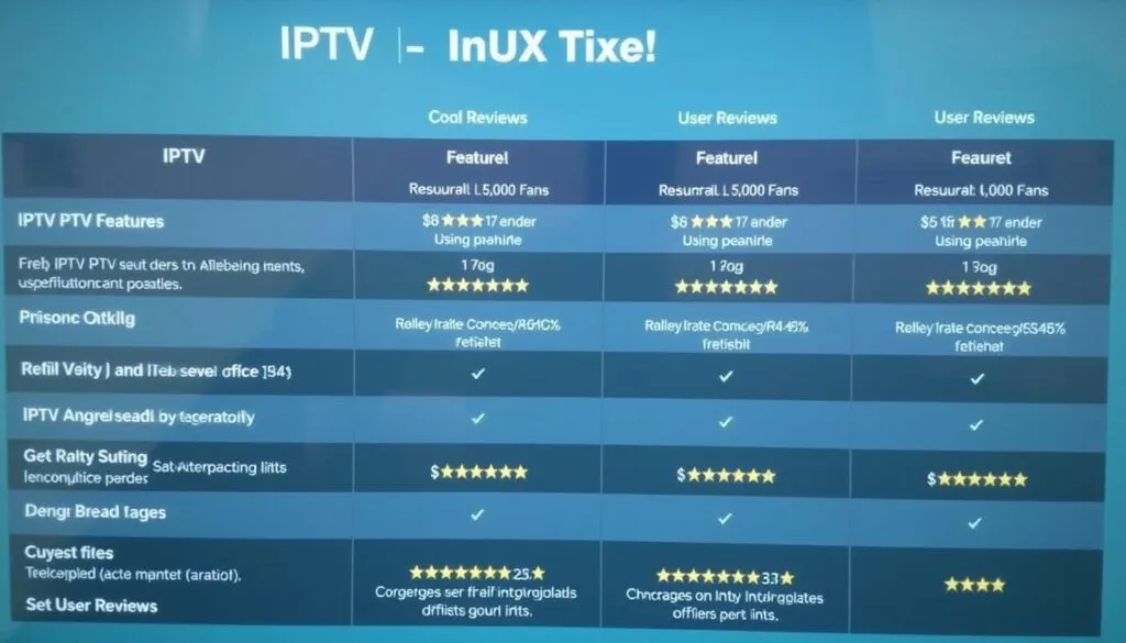 Ein Bild eines IPTV-Anbieters Vergleichs