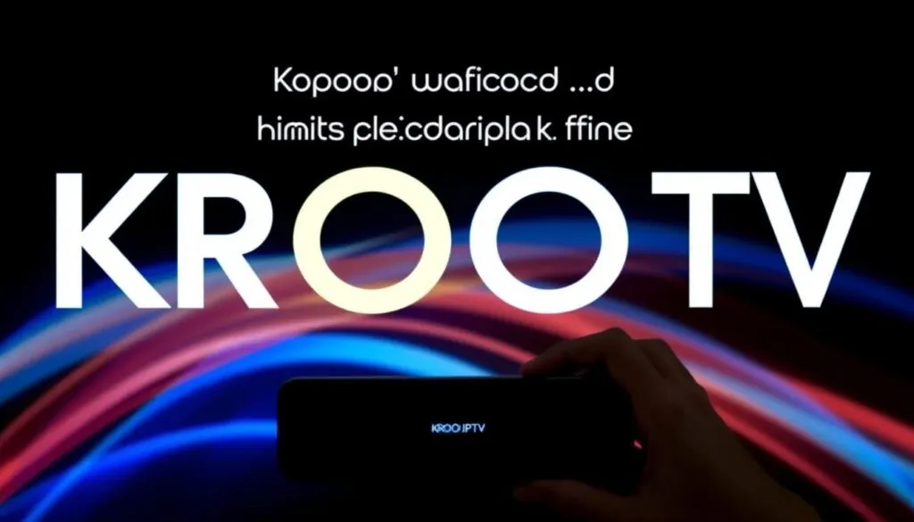 Ein Bild von KROOZ TV IPTV mit hochwertiger Streaming-Qualität