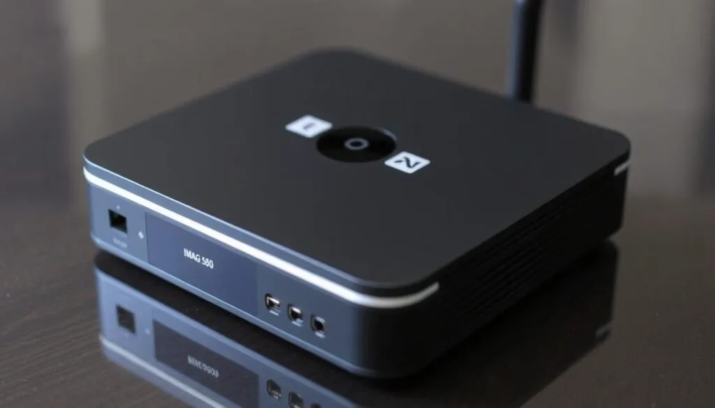 Eine IPTV-Box wie die MAG 540, die für türkische Sender geeignet ist.