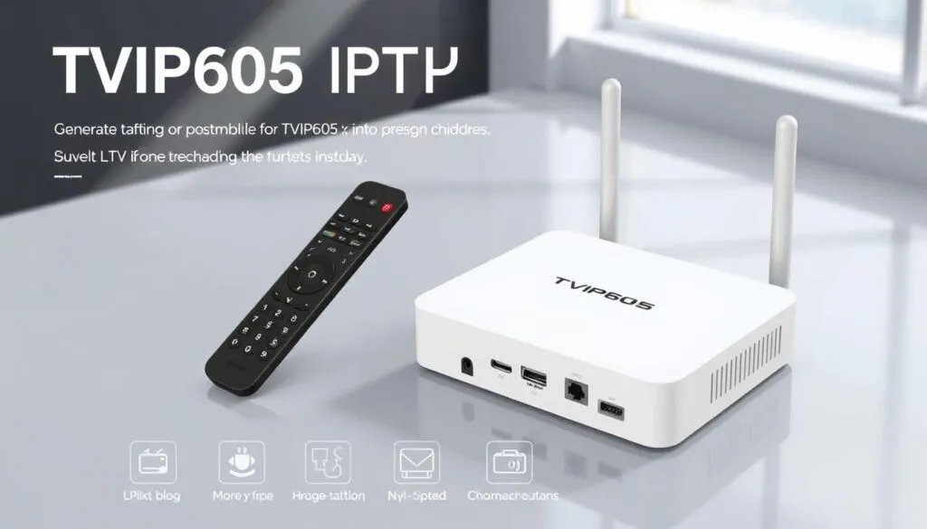 Generieren Sie ein Bild von TVIP605 IPTV Box