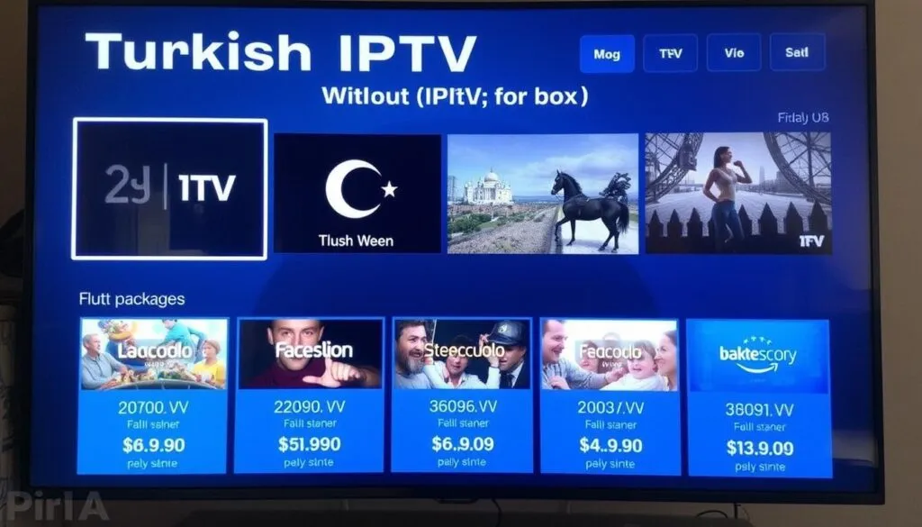 Türk IPTV ohne Box mit verschiedenen Paketen und Preisen