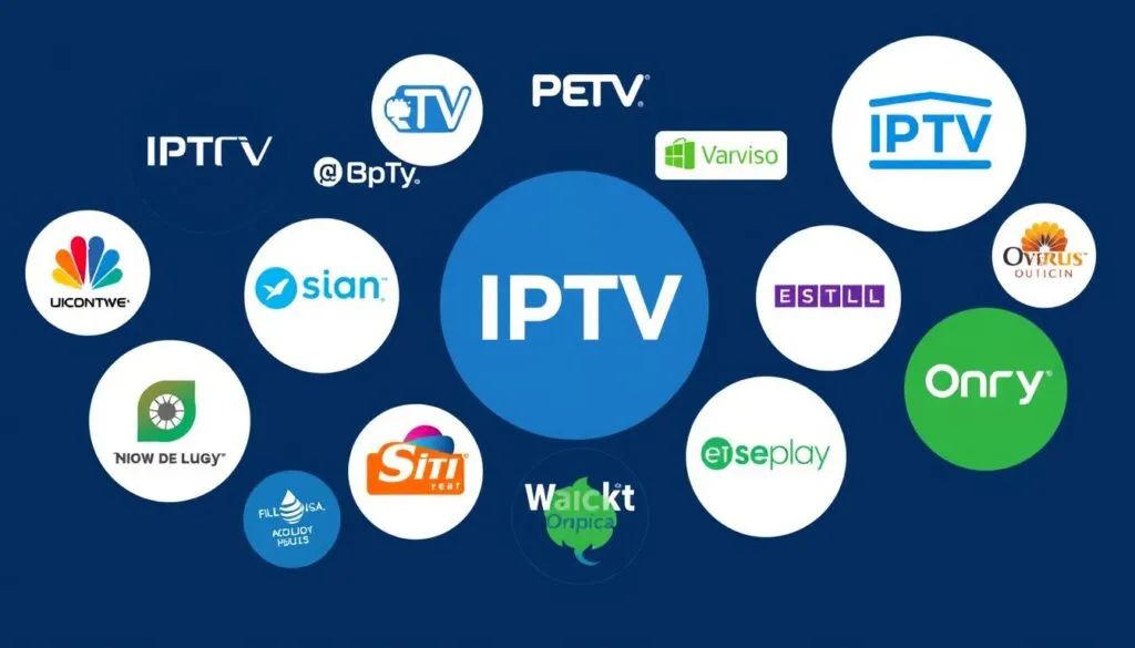 Ein Bild von verschiedenen IPTV-Anbietern