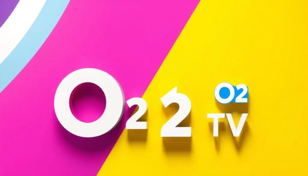 Generiere ein Bild von O2 TV Logo