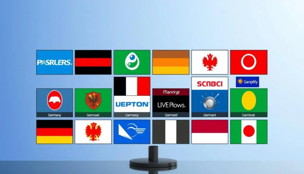 Generiere ein Bild von deutschen Privatsendern auf IPTV