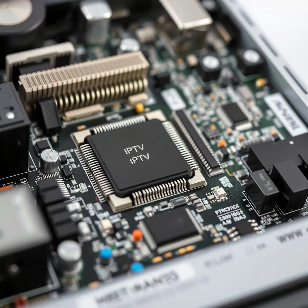Prozessor und Speicherkomponenten einer IPTV Box
