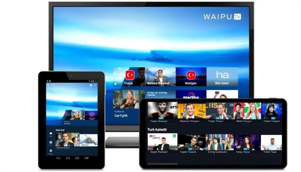 Waipu.tv Türk-Paketi auf verschiedenen Geräten